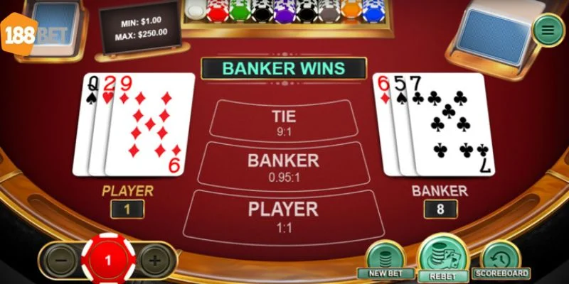 Cách Bắt Cửa Hòa Baccarat Trăm Trận Trăm Thắng Tại 188Bet Có nhiều dấu hiệu đặc trưng cửa Hòa về.