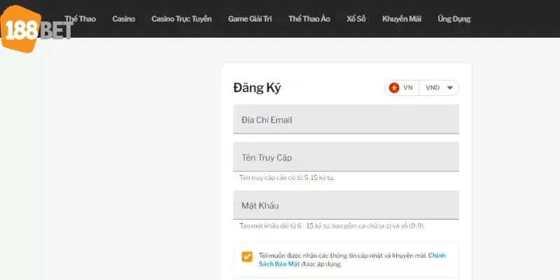 ĐĂNG KÝ 188BET Cách đăng ký 188BET siêu đơn giản trên trang web cho người mới.