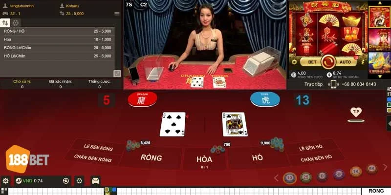 Game Rồng Hổ Online 188Bet Có Đáng Chơi Như Lời Đồn Không? Game rồng hổ online cực hot tại 188Bet gần đây