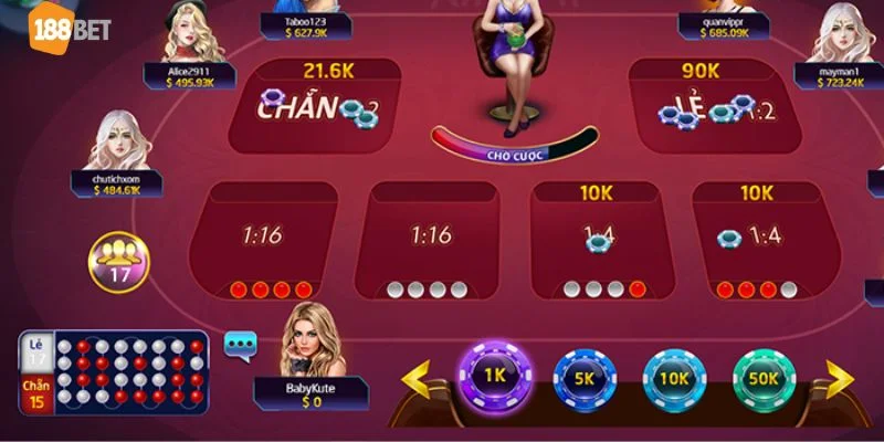 Chơi xóc đĩa 188Bet cần có kinh nghiệm khôn ngoan để giảnh chiến thắng